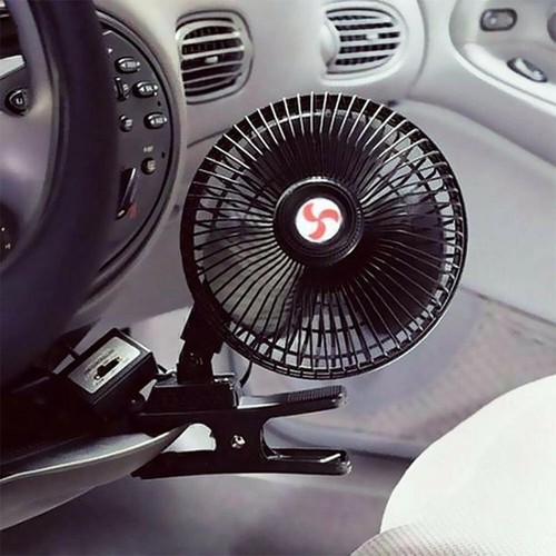 2x 12V Ventilator Lüfter Klemmbar KFZ PKW Auto Camping Boot-ZigarettenanzünderDE - Bild 4 von 20