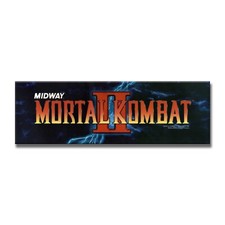Mortal Kombat II 2 Premium Arcade Marquee For...