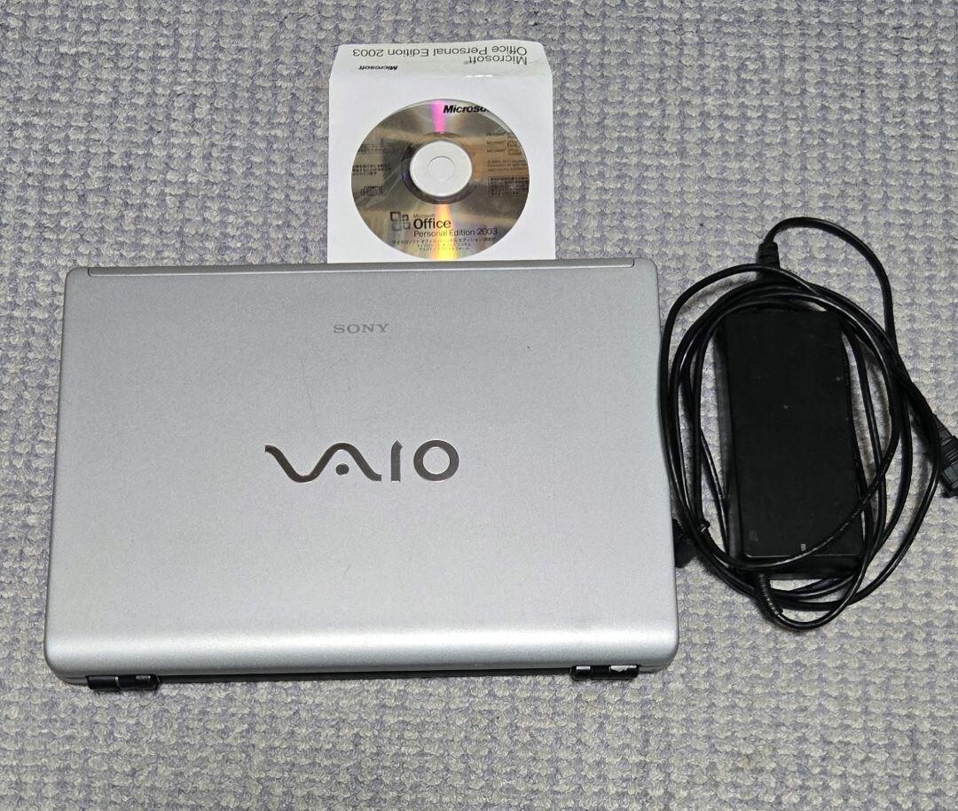 【SONY VAIO/Windows XP】 VGN-S53B/S SONY VAIO VGN-S53B/S Intel Pentium M 1.60GHz RAM 1.24MB HDD