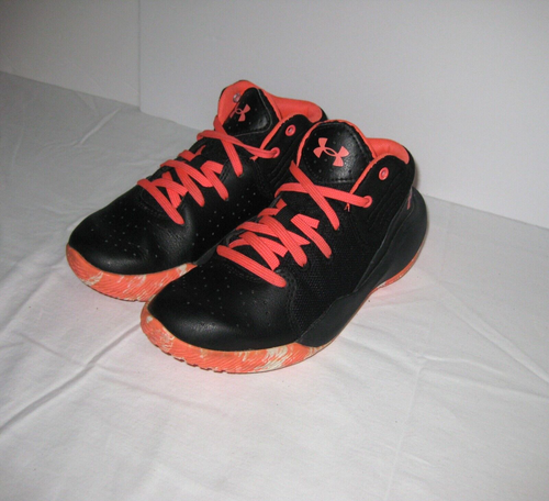 Under Armour Jugend Schuhe Jet 21 Unisex schwarz orange Basketball Sneaker Gr. 1Y - Bild 6 von 12
