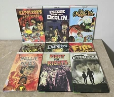 (9) Steck-Vaughn Timeline Graphic Novels Books Individual Student Edition HC 