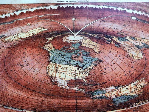 2 Flat Earth Posters: Gleasons World Map + O. Ferguson Square & Stationary Earth - Picture 9 of 12