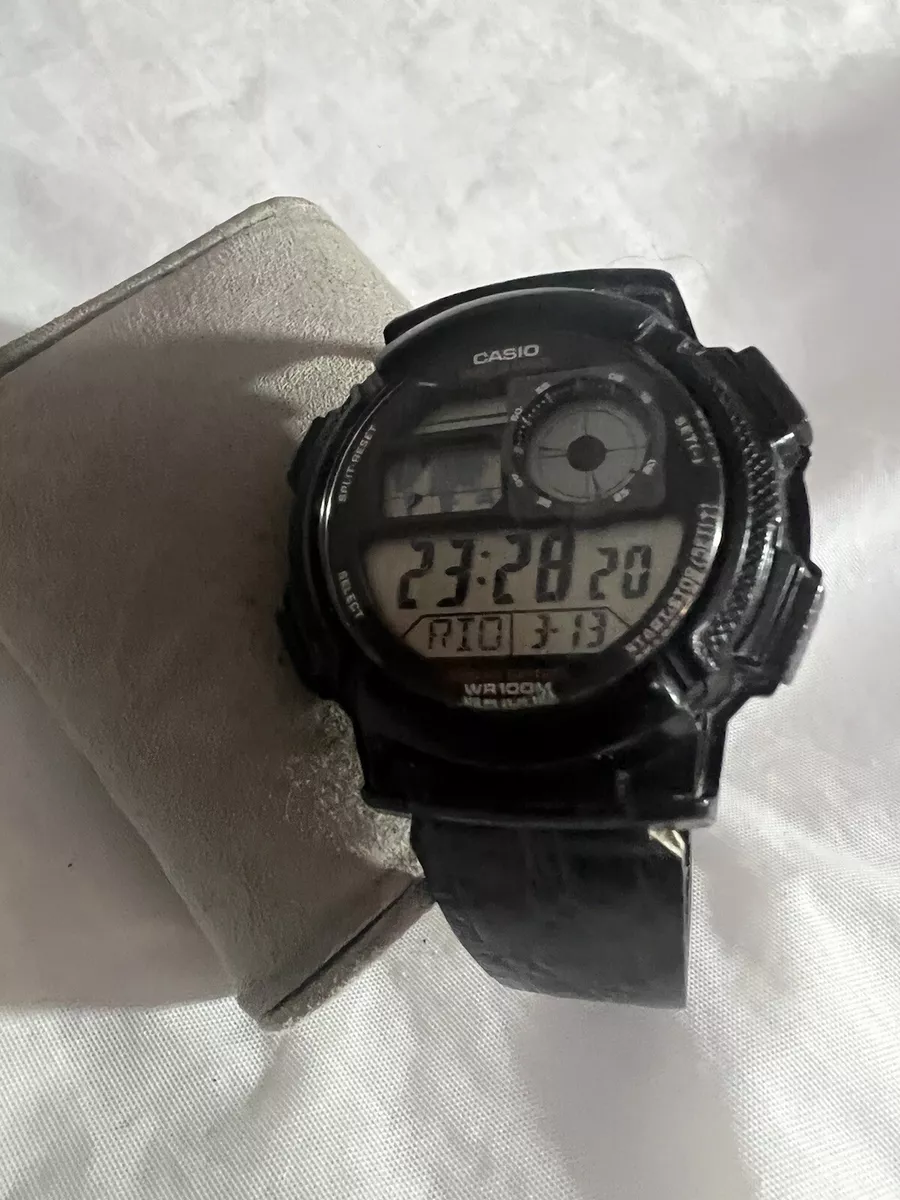 Casio 5 alarms wr100m sale
