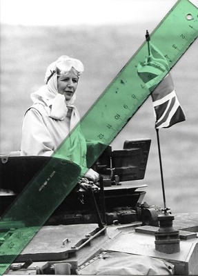 Foto MARGRET THATCHER - Pressefoto Vintage 1986 Premierministerin England MAGGIE