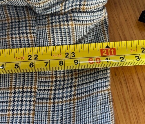 Chaqueta Blazer DAKS London Para Hombre 100% Lino Cuadros Ligera de Verano Talla UK 46 R - Imagen 11 de 12
