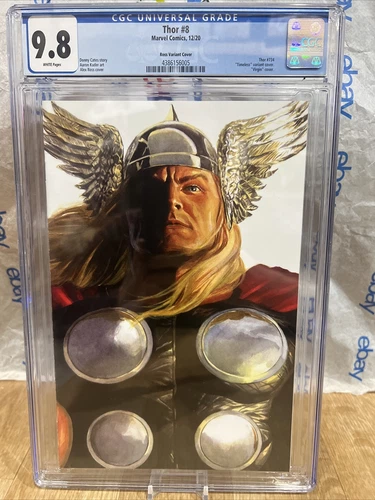 THOR #8 - VIRGIN COVER CGC 9.8 - ALEX ROSS COVER! Comic New Slab Graded