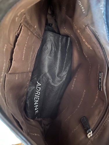 Borsa con manico tartaruga Adrianne Vittadini donna in vera pelle NUOVA - Foto 9 di 10