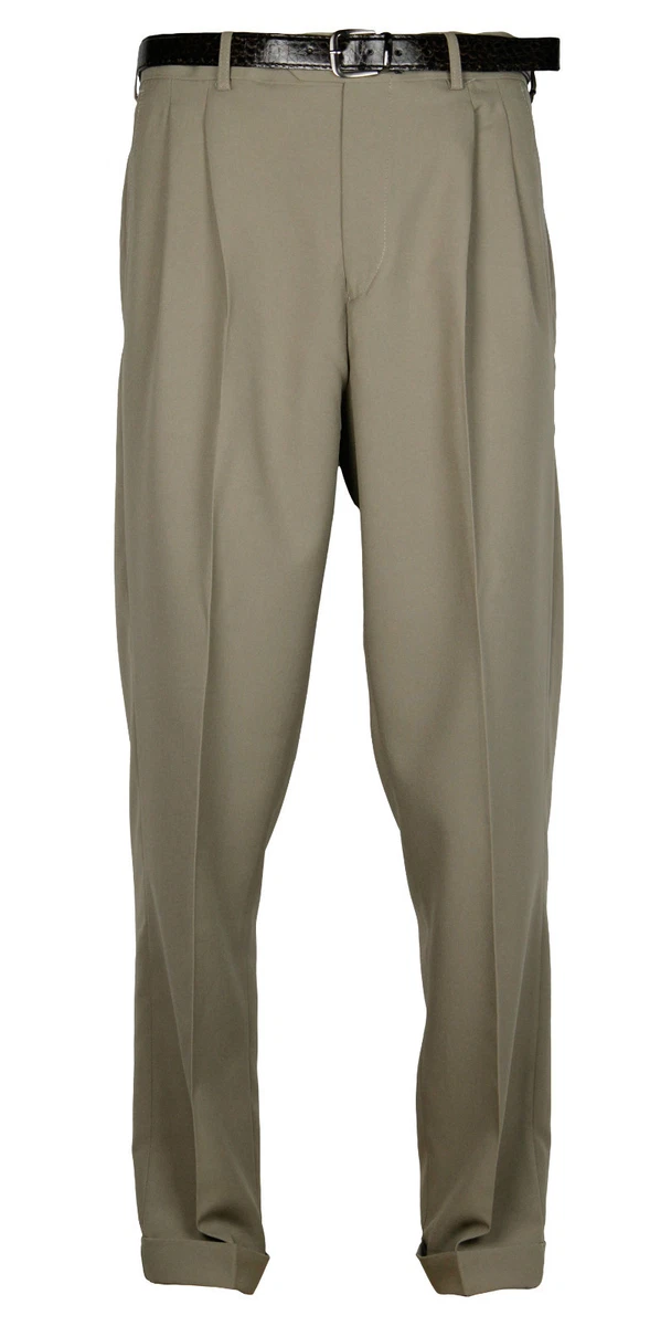 Big and tall pleated dress pants cheap