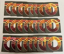 Huge Lot Of 24 1970s Gray RCA 45 RPM Record Sleeves - Company Sleeves