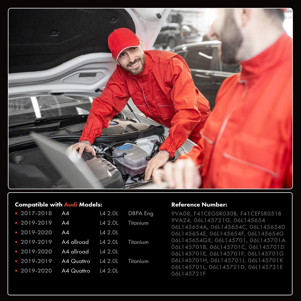 Turbocompressor para Audi A4 2017-2020 A4 allroad A4 Quattro 2019-2020 L4 2.0L - Imagem 3 de 4