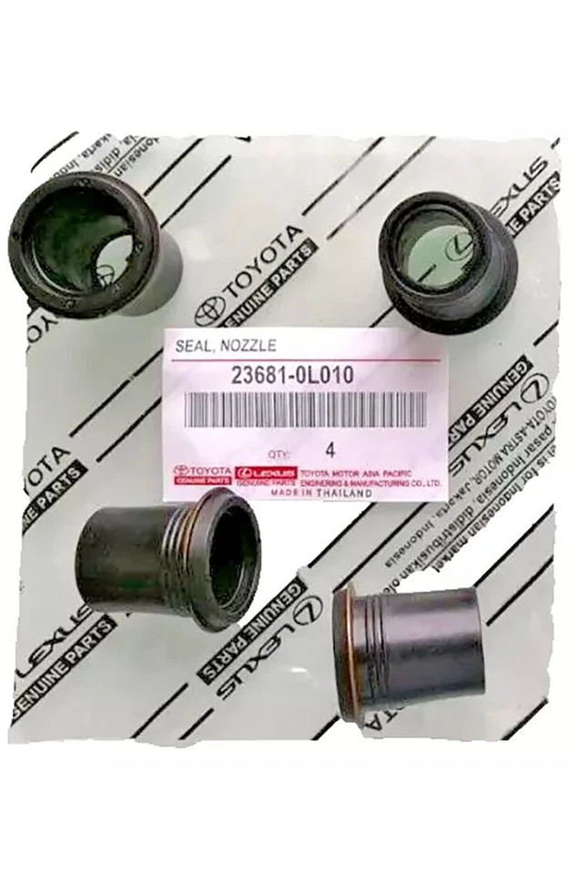 4X OEM Diesel Fuel Injector Seal 23681-0L010 Fits For Toyota Hilux 4Runner 1 2KD - Image 4 of 4