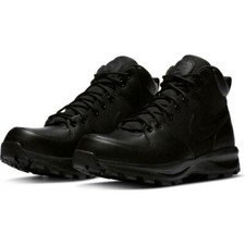 NEW Men's  Nike Manoa Boots Leather Shoes Black Path Manoadome 456975 001