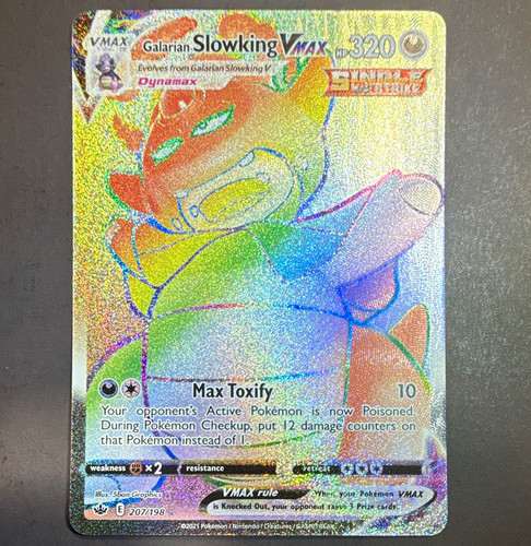 The Pokémon Company Galarian Slowking VMAX 207/198 Chilling Reign Secret Holo