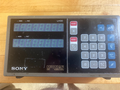 Sony LH32-2 Magnescale digital readout DRO 2-axis measuring unit, no power cable