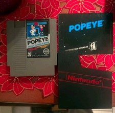 Popeye - NES Nintendo - 5 Screw Authentic W/ Manual + Sleeve