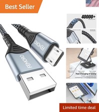 Durable 6ft Micro USB Cable for Efficient Charging and Fast Data Transfer