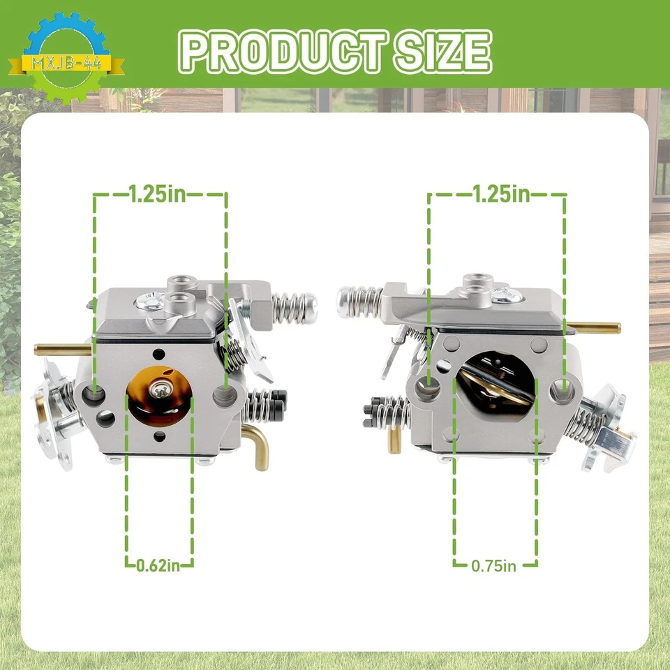 WT-89 Carburetor For Walbro WT-324 WT-624 WT-600 530071821 Craftsman PoulanSears - Image 3 of 4