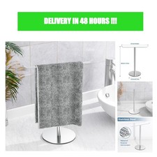 niffgaff T-Shaped Hand Towel Holder Stand Stainless Steel Countertop Rack