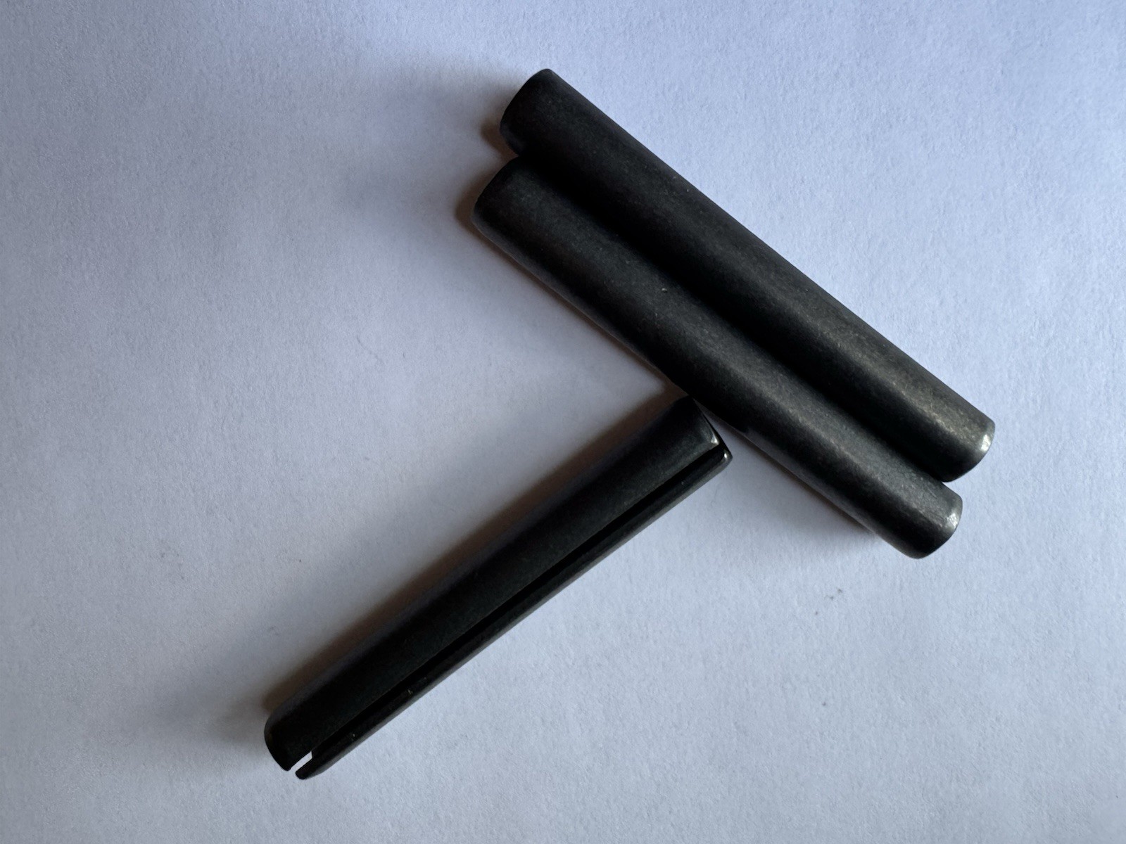 ROLL PINS. 7/16 x 3” CARBON STEEL. 3 PCS. NEW