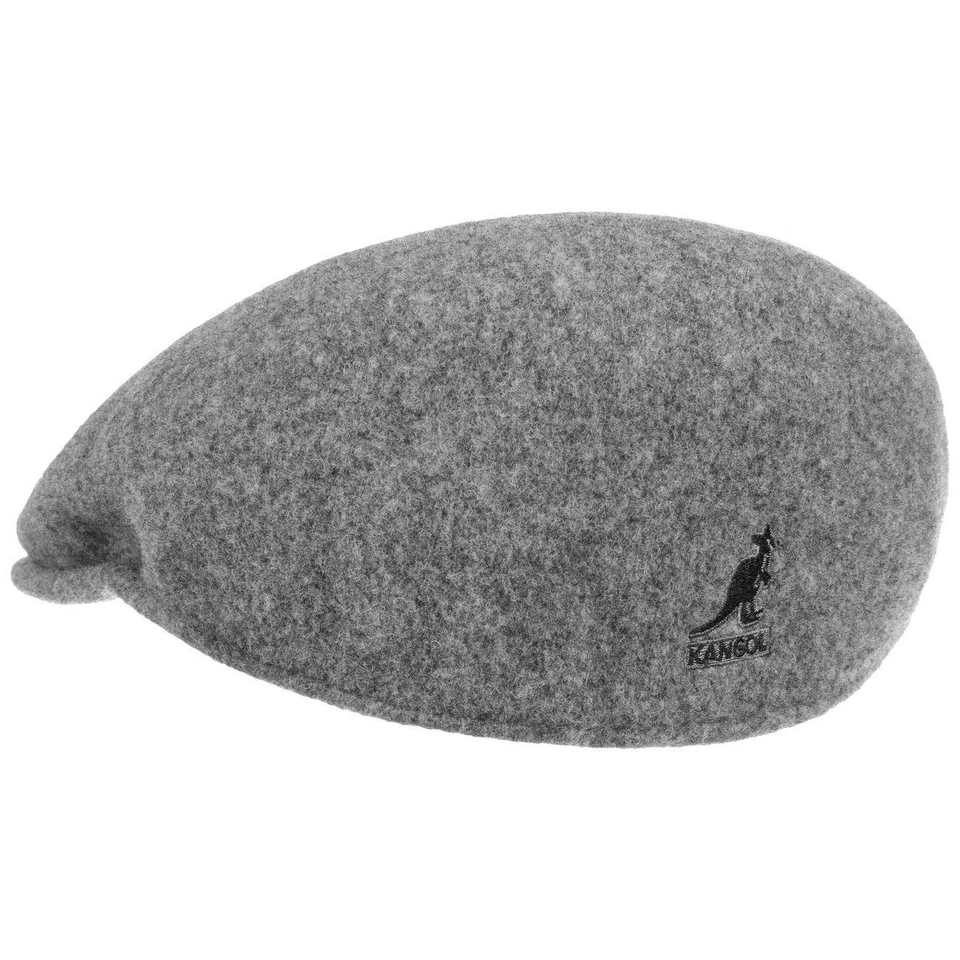 KANGOL ® ORIGINAL 504 CAP FLATCAP SCHIEBERMÜTZE MÜTZE KAPPE WOLLE GRAU NEU - Bild 2 von 4
