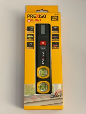 Prexiso 2-in-1 Laser Messen & Torpedo Wasserwaage 35M PLL35 Entfernung Bereich Volumen fügt hinzu
