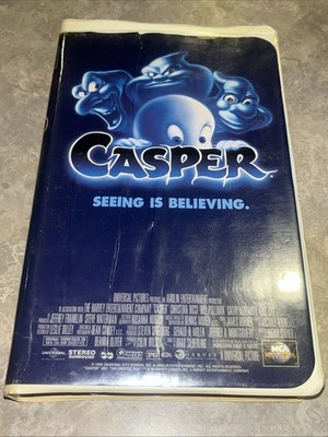 Casper ''Seeing is Believing'' 1995 Universal VHS Clamshell  ***TESTED***