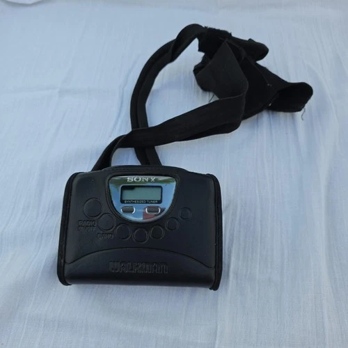 Vtg Sony Walkman WM-FX251 Silver AM/FM Cassette Player Radio Digital Tuner