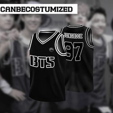 KPOP Custom BTS Basketball Jersey S-5XL