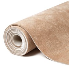 Suede Auto Headliner Fabric 98" L  60" W with Foam Backing 92" L  60" W Beige