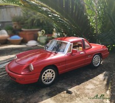 modellino auto scala 1/18 alfa romeo spider usato modellini diecast della jouef