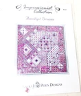 Laura J Perin Amethyst Dreams Counted Needlepoint Pattern & Embellishment