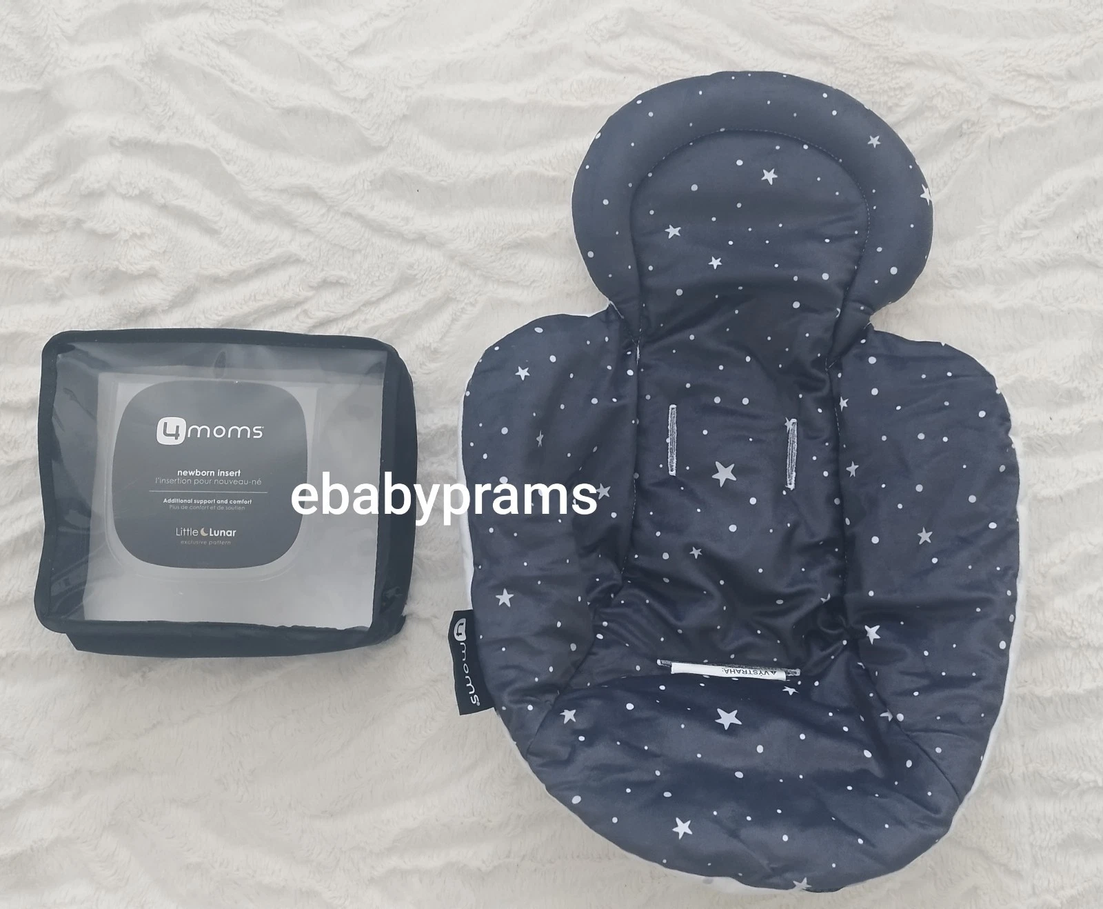4moms MamaRoo / RockaRoo Reversible Newborn Insert Lunar exclusive Space Blue