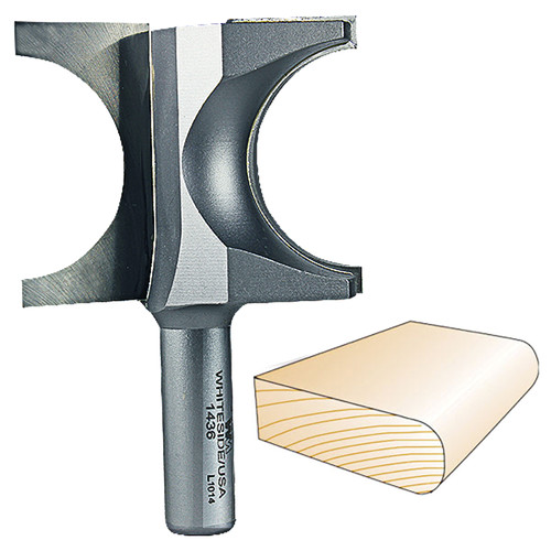 Whiteside Bull Nose Bit 1/2 in. SH x 3/4 in. R x 1-1/2 in. CD
