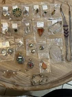Vintage Sterling Silver Jewelry Lot 224g  925 Necklace Earring Ring Wear/Scrap