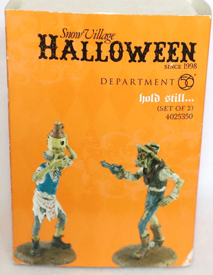 DEPT 56 HOLD STILL ... HALLOWEEN SNOW VILLAGE 4025350