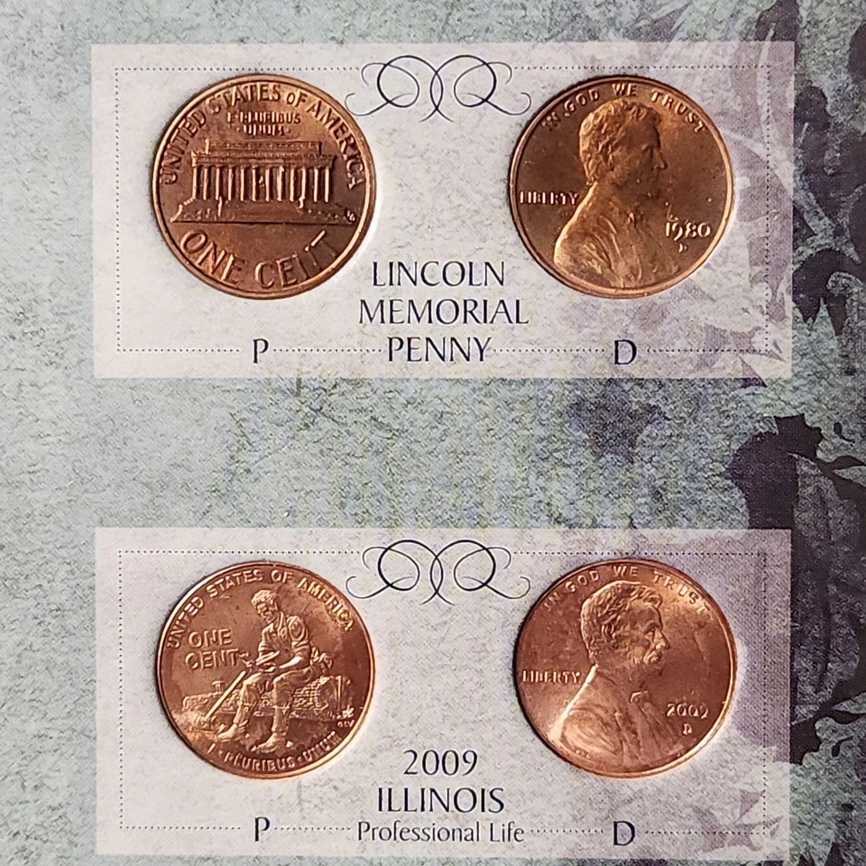 BU Penny Design Collection P & D Mints, Includes 2025 D Lincoln Cent - Z-BU - Image 3 of 4