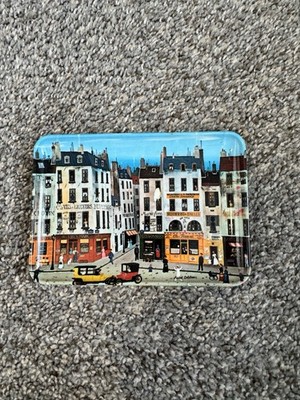 Vintage Michel Delacroix Paris Art Print Trinket Tray 4 x 6 Inches