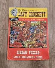 Disney 1955 Fess Parker Davy Crockett Jigsaw ...