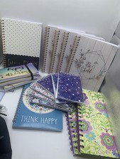Random Lot of 17 Notebooks / Notepads / Blank Journals Various Sizes ZF