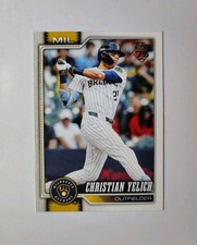 5 PACK-2026 Topps CHRISTIAN YELICH #154 w/4 Free Milwaukee Brewers cards
