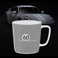 Porsche 911 Sport Classic Heritage N60 Grey Porcelain Coffee Mug Large Porsche 911 Sport Classic Heritage N60 Grey Porcelain Coffee Mug Large