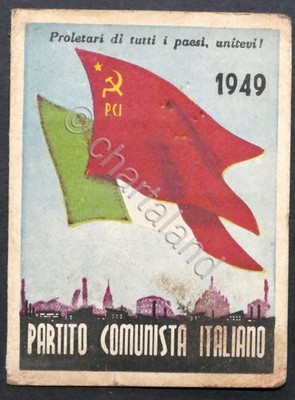 P.C.I. Card Italian Communist Party - Year 1949