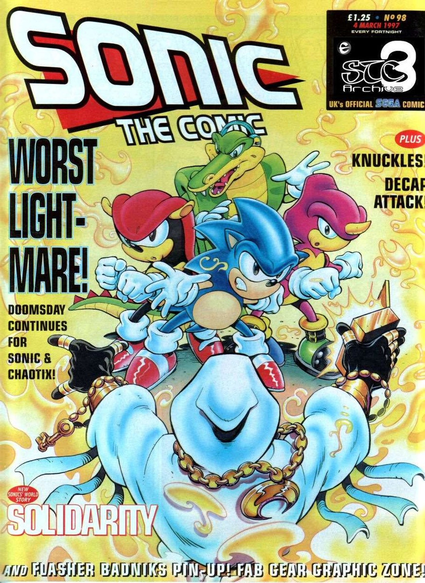 Sonic the Comic #98 FN; Fleetway Quality | Hedgehog Chaotix - we