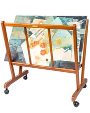 Art Storage Rack, Art Canvas Storage, Beech Wood, Wooden Canvas Storage, Arti...