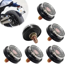 6 Pieces Reflectors Round Mini Decorative - Bolts and Nuts Nuts Mini Decorati...
