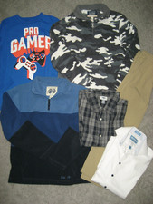 boys 10-12 tops shirts pants Old Navy long sleeve lot fleece 1/4 zip TCP