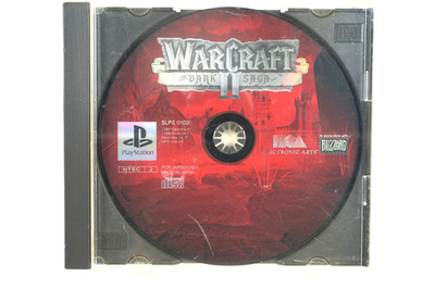 Warcraft II The Dark Saga PS1 Japan 1997 EA SLPS-01098 Disc & Case