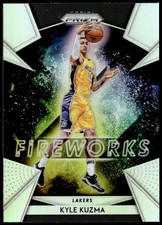 2018-19 Panini Prizm #17 Kyle Kuzma Fireworks Silver E1
