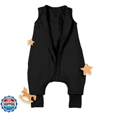 Nyte Nyte Baby - 2.5TOG Black, 18 to 36 Months, Sleeveless Sleep Sack, Soft B