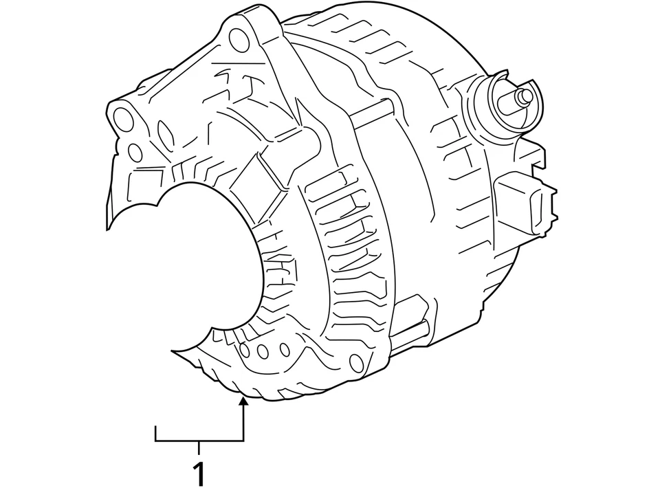 Alternator Turbo Fits 15-20 FORD F150 PICKUP 844247 - Image 3 of 4